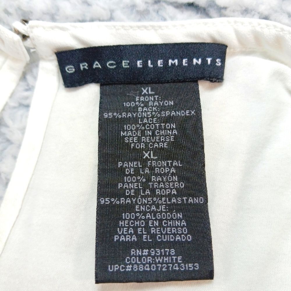 Grace Elements Embroidered Sleeveless Blouse/ Tun… - image 2